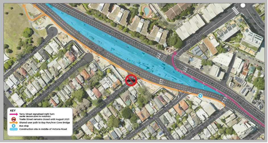 Changes To Victoria Road At Iron Cove