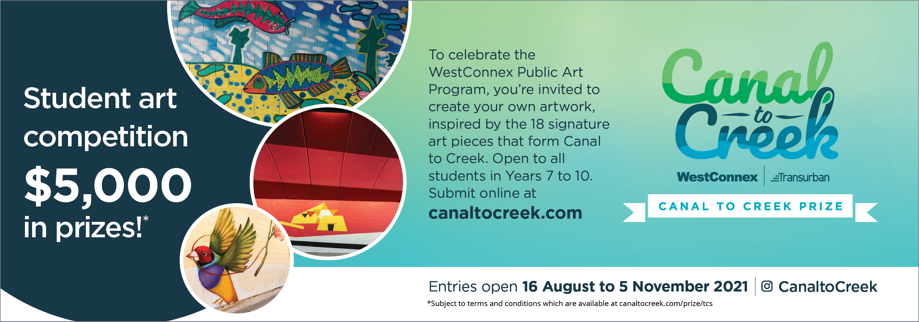 Canal To Creek Public Art Program Westconnex