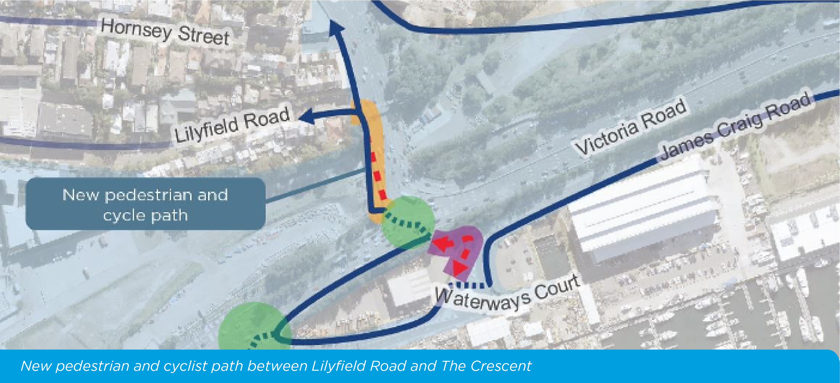 New Pedestrian And Cyclist Path Between Lilyfield Road And The Crescent