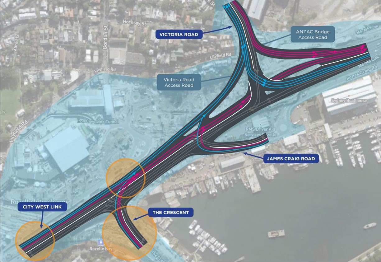 Victoria Road Access Road Major Road Changes Map